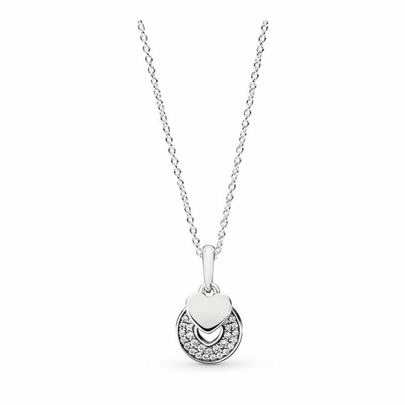 Pandora Celebration Hearts Pendant Necklace Silver Egypt PI6591074